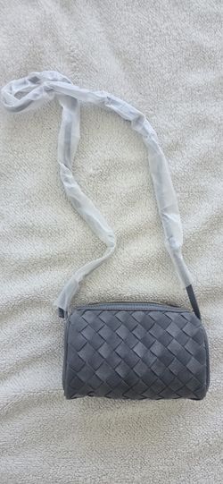 Mini Suede Woven Bag for Women Sling Bags, Small Woven Crossbody Purse Top-Handl