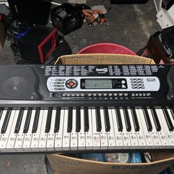 Rock jam  RJ654 Electric Keyboard With Charger And Music Stand 
