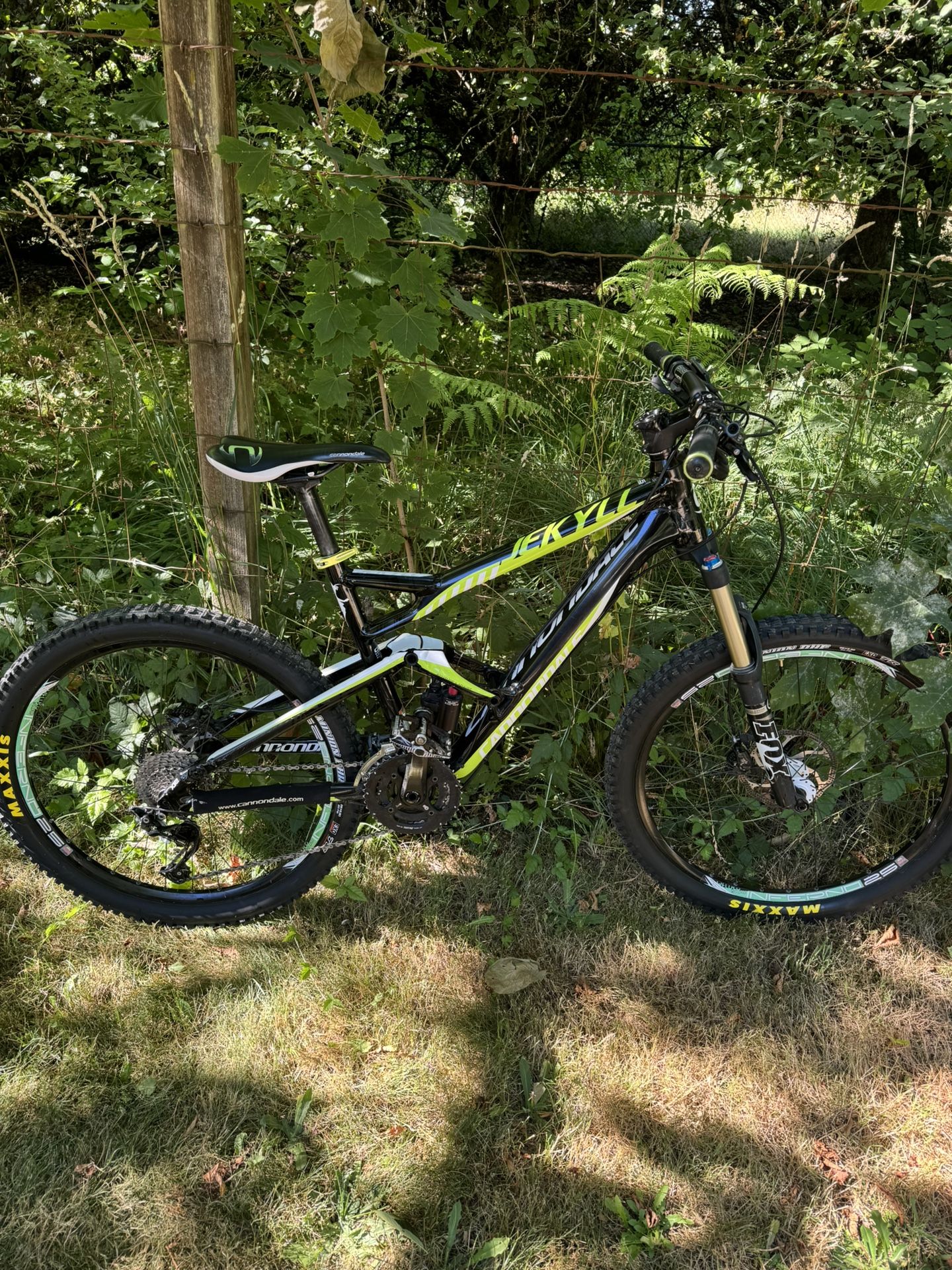 cannondale jekyll bike