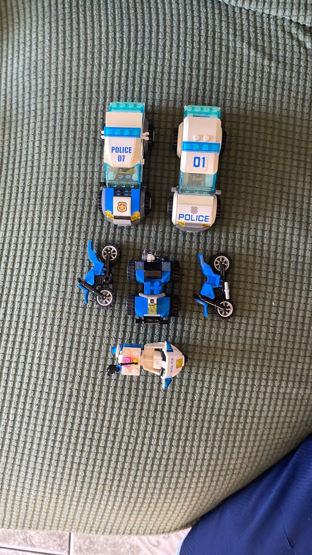 Lego Police Cars And Motorcycles