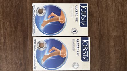 Jobst ulcer care support knee highs