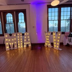 4ft Light Up Letters