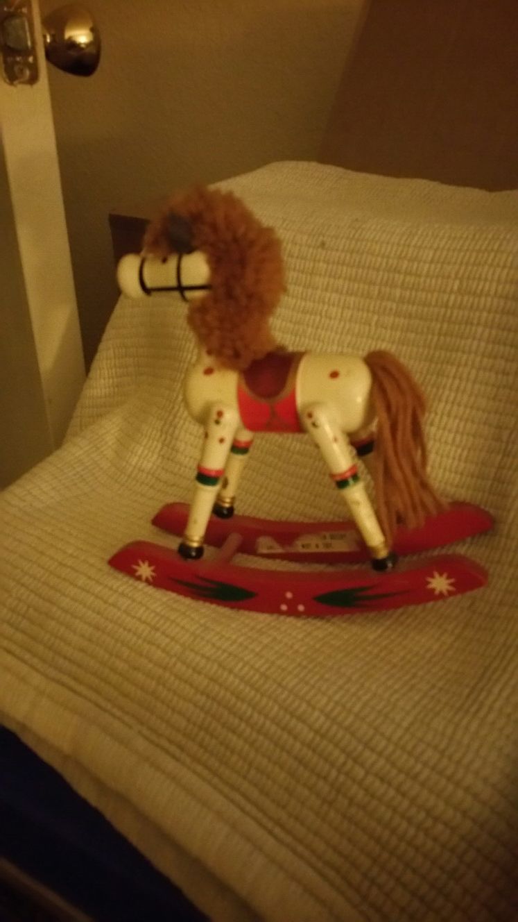 Christmas horse