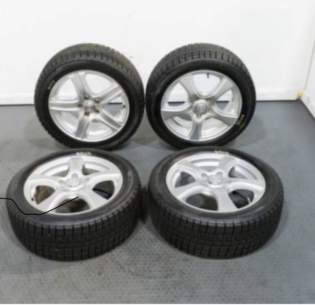 4 Wheels And 4 Mounted Blizzak Winter Tires 265/60R18 (Will Deliver)