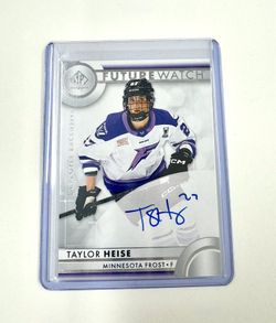Upperdeck Employee Exclusive Future Watch PWHL Auto Cards