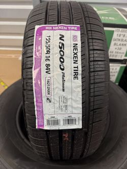 NEXEN 195/50/16 New $45 EACH 195/50R/16 N5000 PLATINUM 195/50ZR/16 ALL SEASON 195/50R16