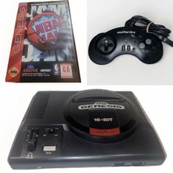 Sega Genesis Model 1 Console w/ Controller & NBA Jam cart (Read Description)