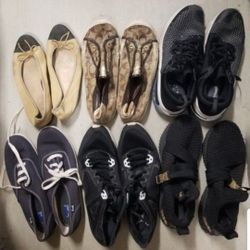 Many Men And Women's Shoes, Name Brand All For $45