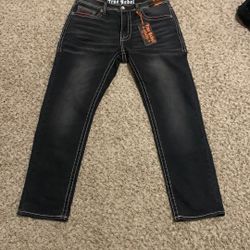 True Rebel Jeans 808 34, 30