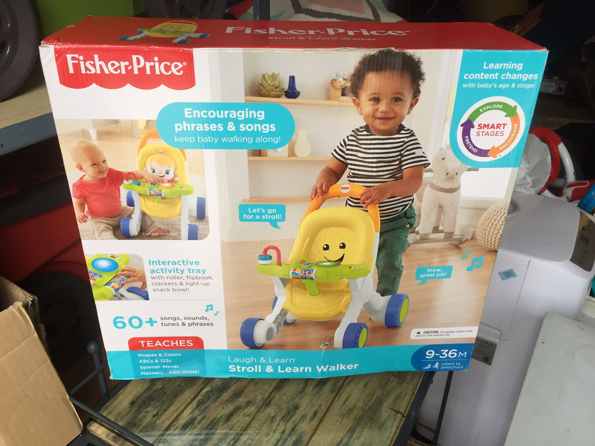 Fisher price stroll and learn walker