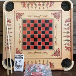 Carrom Board Game Full Size Never Used All Pieces Included 