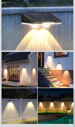 Fence solar lights 8 pack