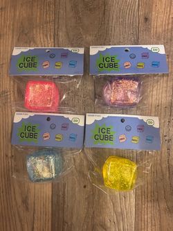 Ice Cube Squishy 🧊🩷💜🩵💛