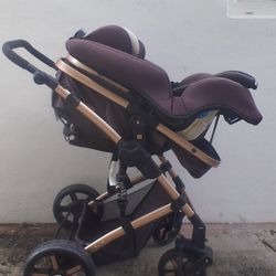 Magic 7C 3 in 1 newborn stroller carseat combo