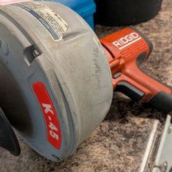 Ridgid drain cleaner k45