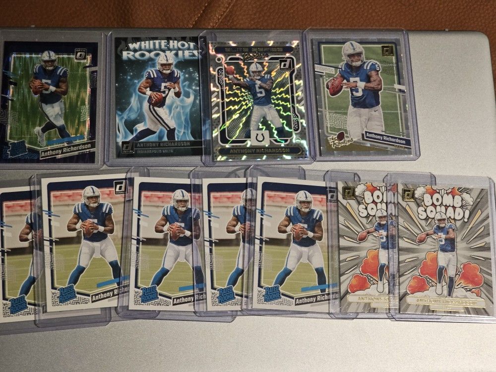 Anthony Richardson Rookie Card Colts Quarterback Lot