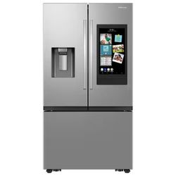 30 cu. ft. Mega Capacity 3-Door French Door Refrigerator with Family Hub in stainless steel