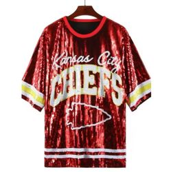 Sequin Chiefs jersey 
