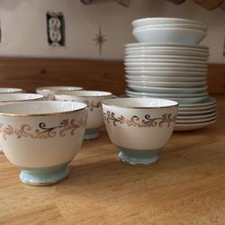 Gold Crown Tea Set