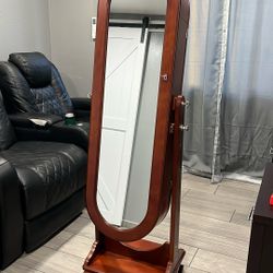 2 sided Mirror Jewelry armoire 