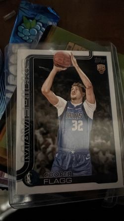 Cooper Flagg Topps RC Dallas Mavericks Rookie Card