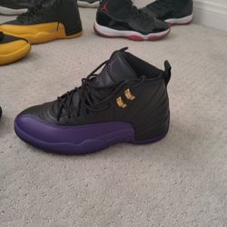 Jordan 12 Lakers Size 8 Men 