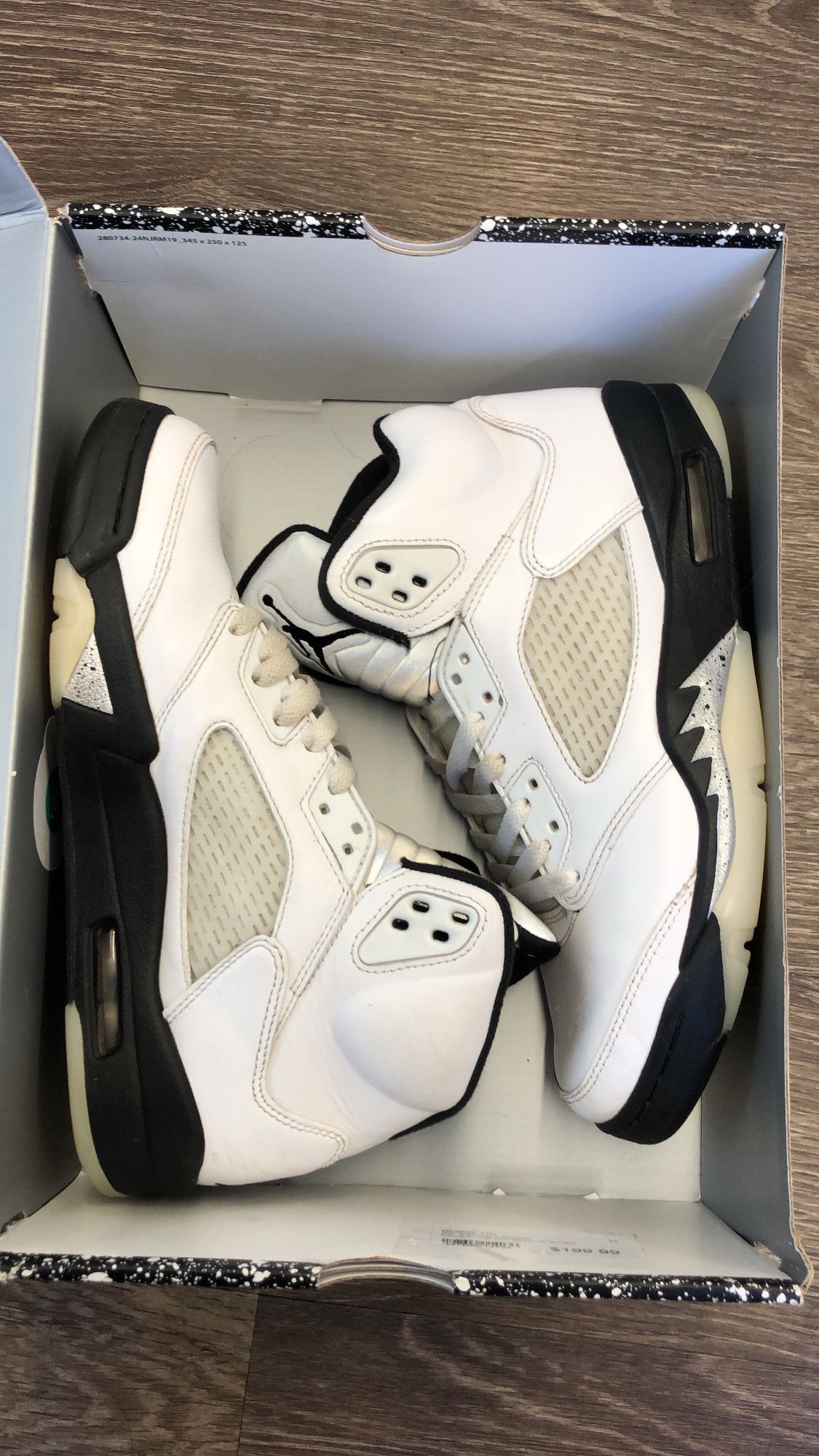 Air Jordan 5 Retro “White Black”