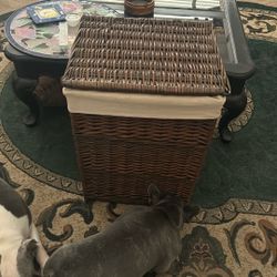 Wicker Laundry Basket