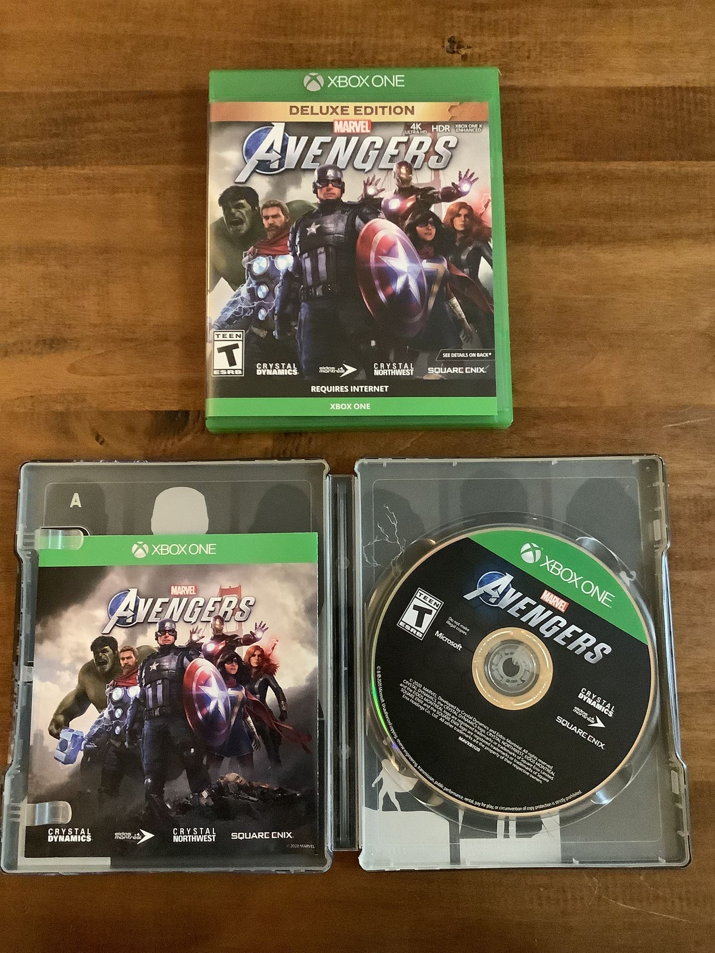 Marvel Avengers Xbox Steelbook Case+Game