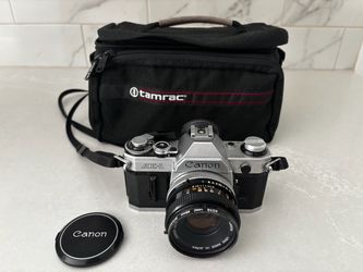 Canon AE-1  35mm  film camera.