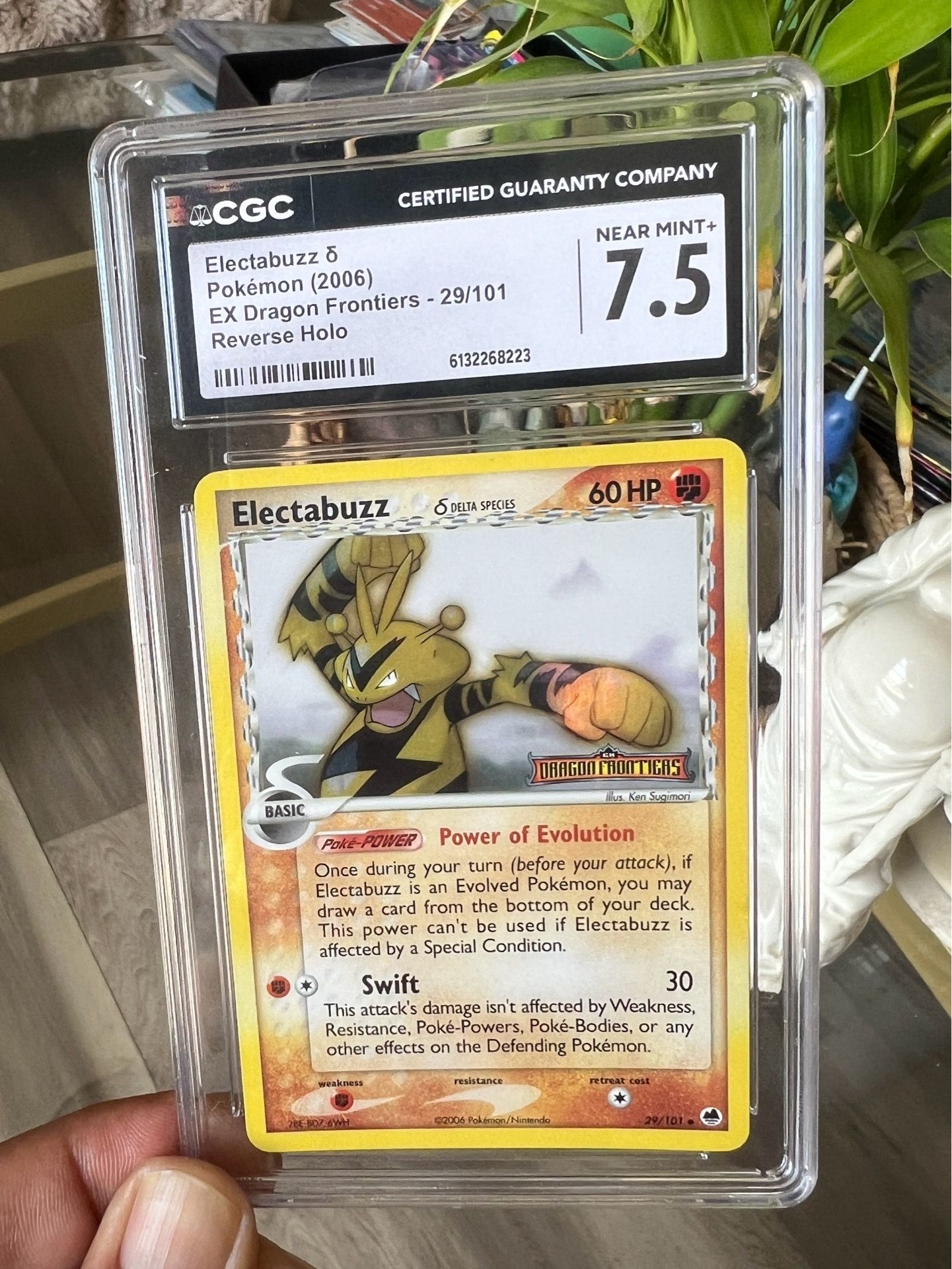 Pokemon Electabuzz 2006 Delta Species Ex Dragon Frontiers Reverse ...