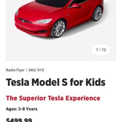 Tesla Model S Toy Car 