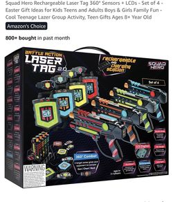 Squad Hero Ultimate Rechargeable Laser Tag.