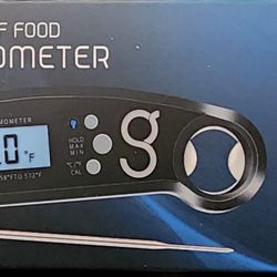 Digital Instant Meat Food Thermometer - BBQ or Grilling, Magnetic with Probe | Electric and Wireless, Quick, Smart Read for Cooking Red Meat, Candy