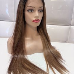 Synthetic Lace Wig- Long Straight Wig-$60 New-peluca Larga Lacia Nueva