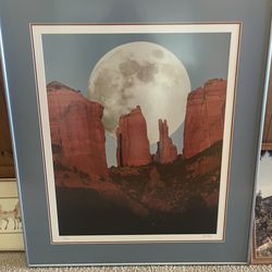 Moon Rise at Cathedral Rock