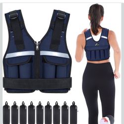 Sportneer Adjustable Weighted Vest Weights: 2-18 lbs/