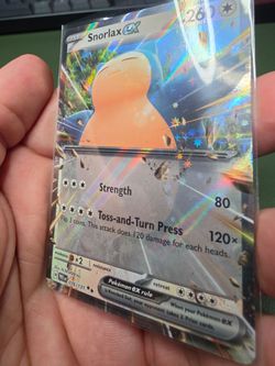 Snorlax EX Holo Pokémon Card 076/131