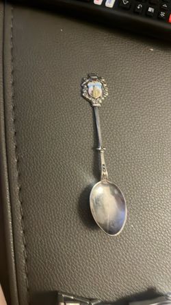 Rochester Germany vintage silver sugar spoon