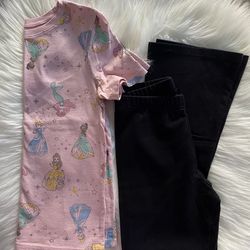 Old Navy Girl's Outfit Size 6, Disney Princess T-shirt