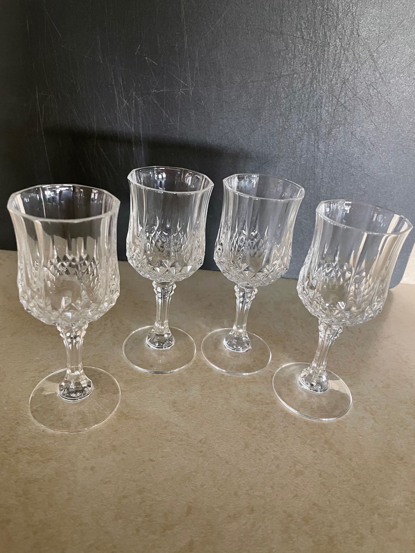 Crystal cordial glasses (4)