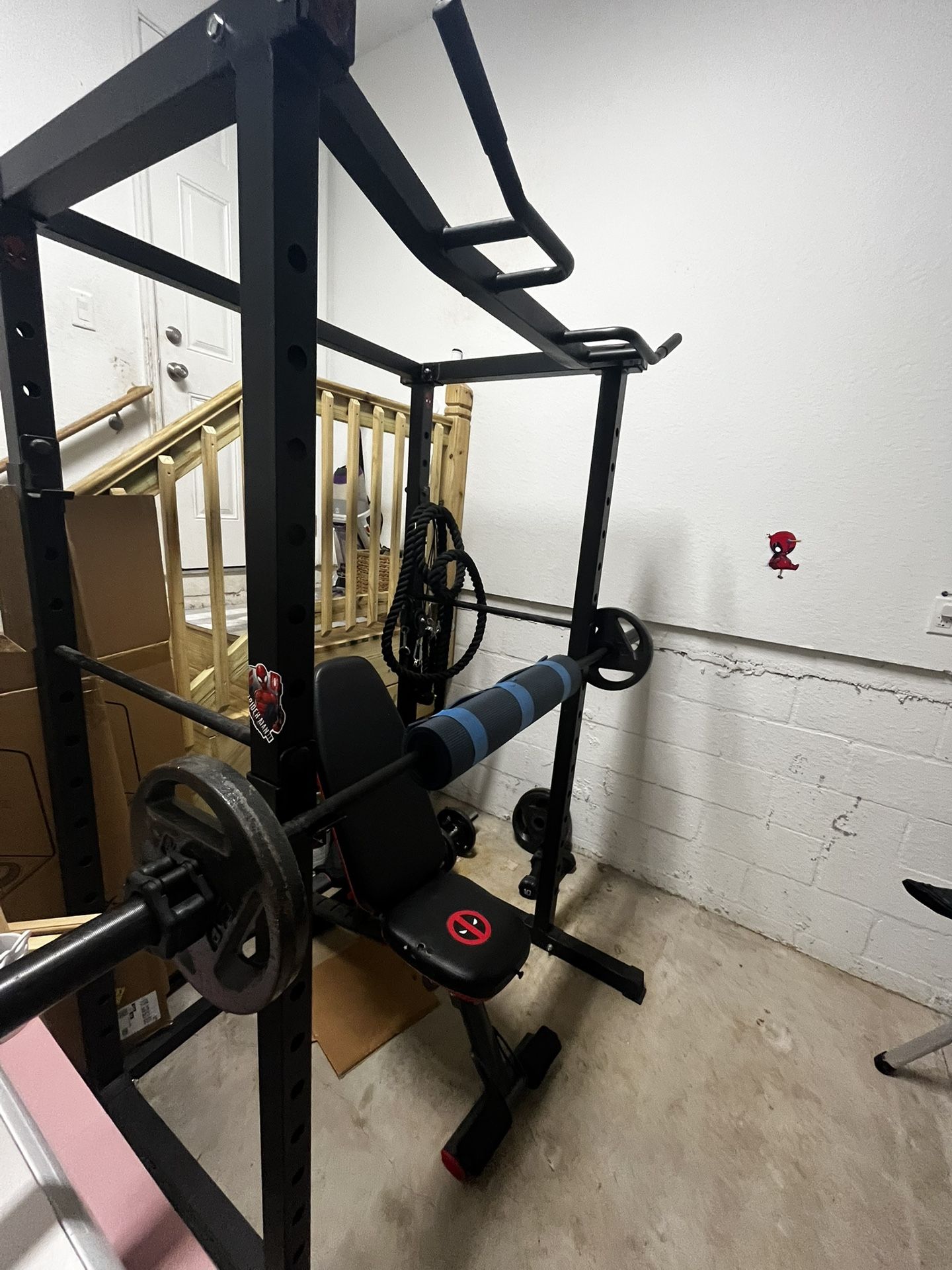 free Weights With Rack