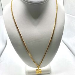 *Check Description* 21K 9.1 Grams 18 In Chain 