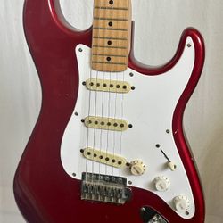 80s Harmony H80T Stratocaster Electric Guitar Fender Squier Strat