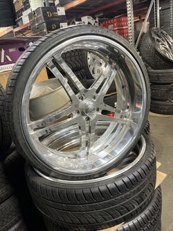 26/28 Inch Intro Billet Wheels Rims Tires