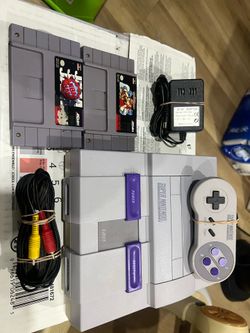 Super nintendo system bundle Snes bundle