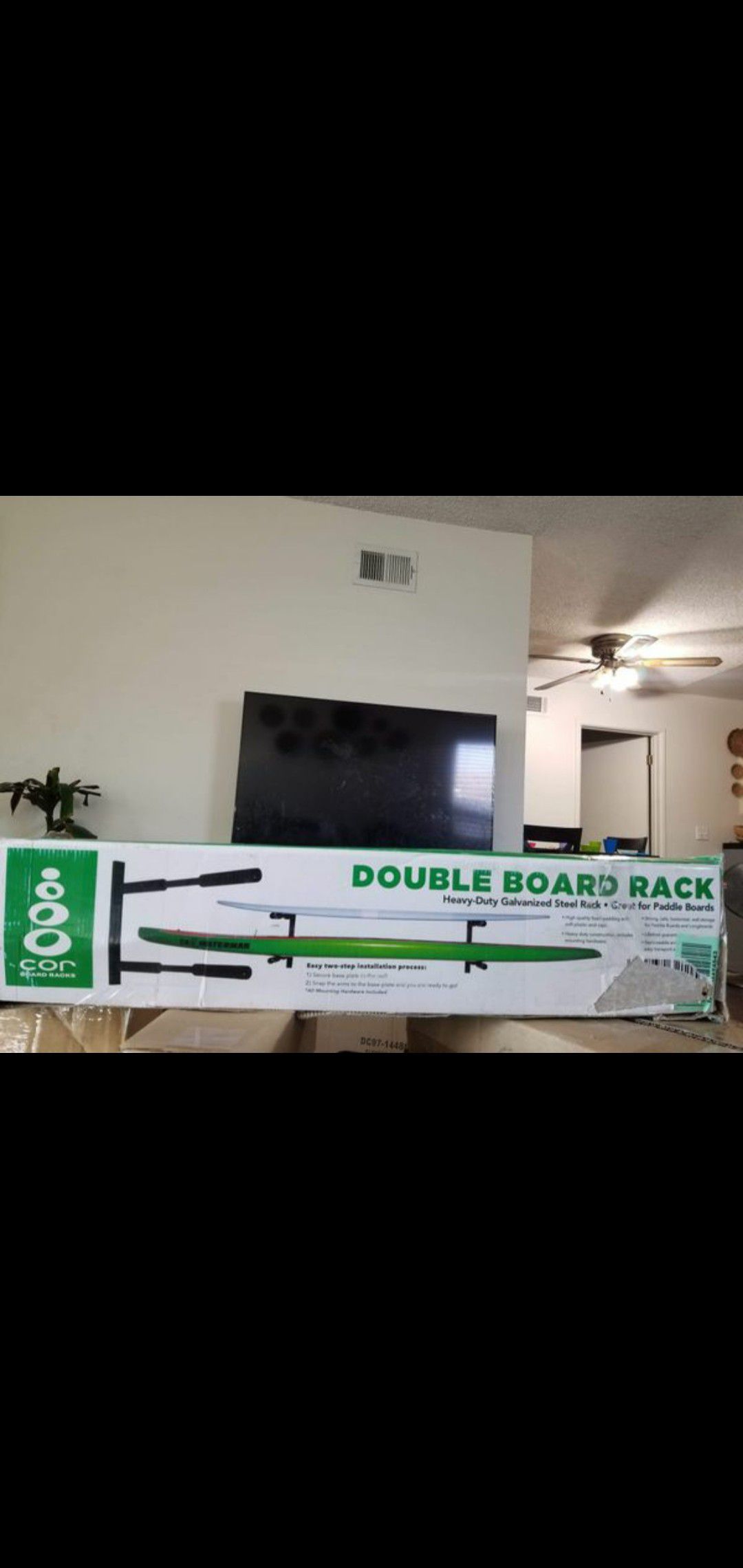 Double board rack