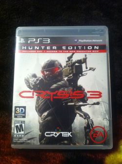 PS3 CRYSIS 3 GAME
