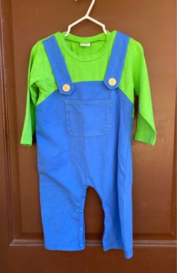 Baby Toddler Luigi Costume Outfit