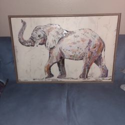 Elephant Oil Painting 